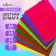 Color format, A4, 10 sheets, 10 colors, self -adhesive neon, density of 70g/m3, 11MKR