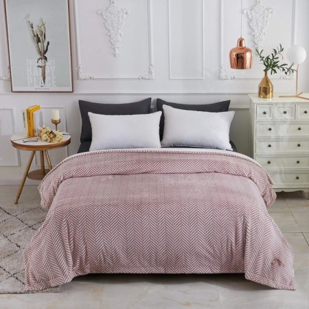 Florence bedspread, size 220x240 cm, color ash rose