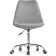 Computer chair Kolin metal/velor, chrome/gray 49x56x79 cm