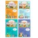 “Read the syllables” of the book a set with stickers, 4 pcs. 12 p.