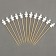 Wooden skewers "angel", 12 cm, set of 12 pcs.