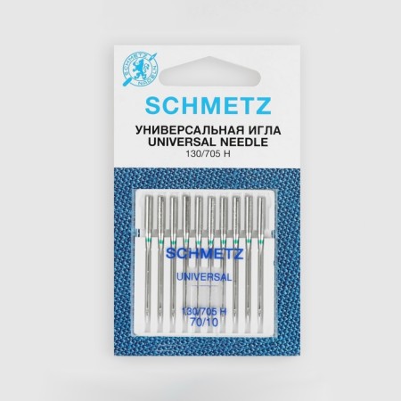Needles for household sewing machines, universal, No. 70, 10 pcs-5