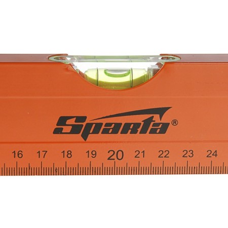 SPARTA level, 40 cm, aluminum, 3 eyes, orange, ruler-2