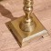 Antik candlestick 18.5 cm, aluminum