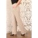 Female suit, size 44, beige color
