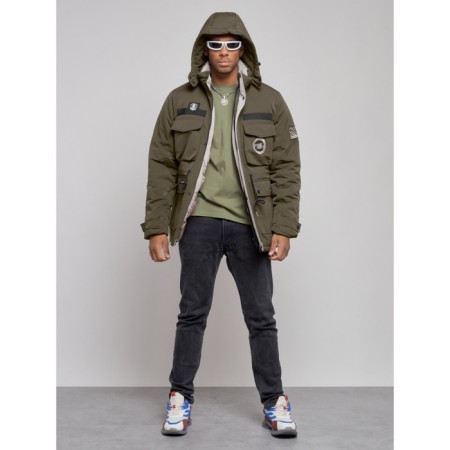 Male Winter jacket, size 50, khaki color-14