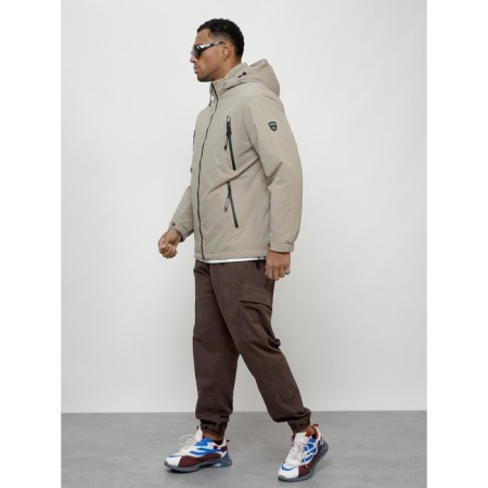 Male spring jacket, size 54, beige color-9