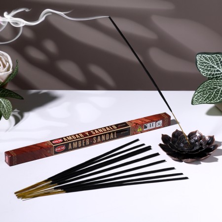 Incense Hem "Amber Sandal. Amber-Sandal", ", 8 sticks in the package, a four-grade