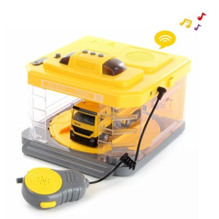 Parking Automobile "Stroystaya", with a machine and a walkie-talkie, waters water, light and sound, a MIX machine-5