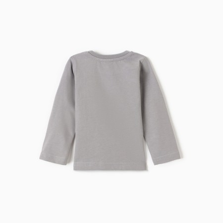 Jumper for a boy, gray color, height 74 cm-3