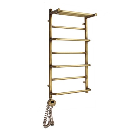 Rolarmist electric Domoterm "Orpheus" P7, 400x800 mm, with a shelf, left, bronze