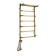Rolarmist electric Domoterm "Orpheus" P7, 400x800 mm, with a shelf, left, bronze