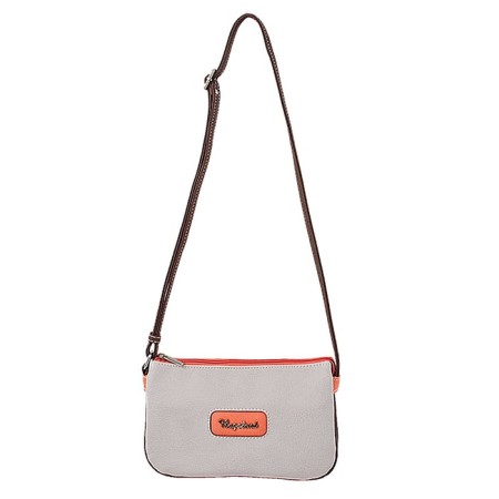 Cross-Bodi bag, lightning department, light gray color 15x24x5cm
