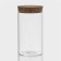 Glass Bank for bulk products with a Bellatenero cork cover "Classic", 650 ml, 8.5 × 16 cm