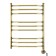 Domoterm electric heated towel rail "Laura", 500 x 700 mm, 9 crossbars, right, bronze
