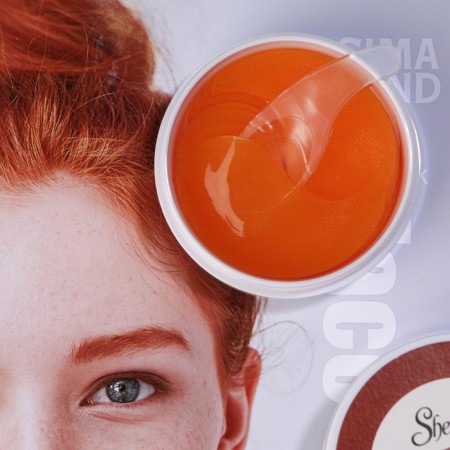 Hydrogel patches for the eyes with red orange extract 60 pcs-1