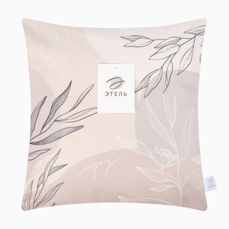 A set of decorative pillowcases "Blossom" - 4 pcs, 40x40 cm, velor-9