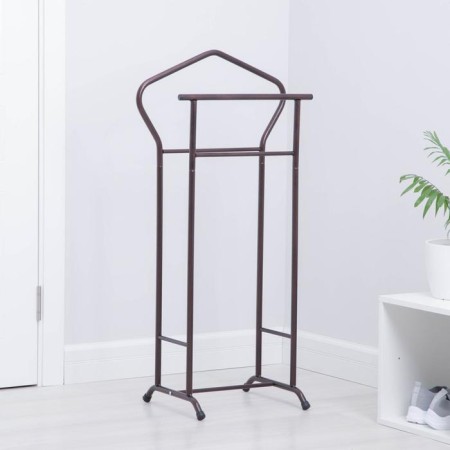 Costume hanger, 37 × 34 × 104 cm, copper antique color