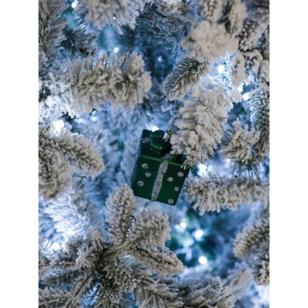 Artificial spruce Green Trees Baroque, premium, snowy, with lighting, 180 cm-9