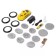 Robot Mail of Windows KitFort KT-5186, 80 W, 5.5 min/m2, from the battery, yellow