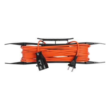Extension cord on the frame Luazon Lighting Eco, 1 socket, PVS 2x0.75, 6 A, 1300 W, 10M, orange-1