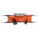 Extension cord on the frame Luazon Lighting Eco, 1 socket, PVS 2x0.75, 6 A, 1300 W, 10M, orange