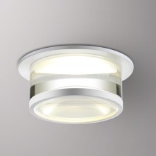 Lamp built -in Novotech. GEM, 9W, GU10, 58x98x98 mm, white color