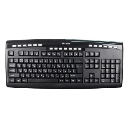 Keyboard + Mouse A4Tech 9200F CLAV: Black Mouse: Black USB Wireless Multimedia-1