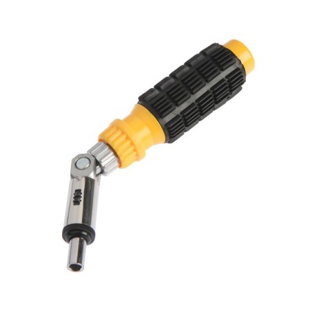 A screwdriver with a set of bit and tundra heads, reversible, in a case, 40 objects-3