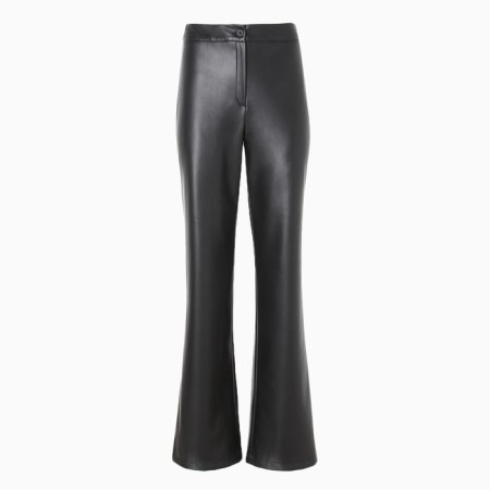 Women's pants (eco -leather) minku: eco leather Black color, size 44-6