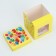 Gift folding box with 3D effect, packaging, “Happy Birthday!”, 11 x 11 x 13 cm