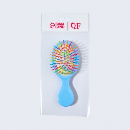 Comb - mini massage, 5.5 × 14 cm, blue color-4