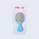 Comb - mini massage, 5.5 × 14 cm, blue color