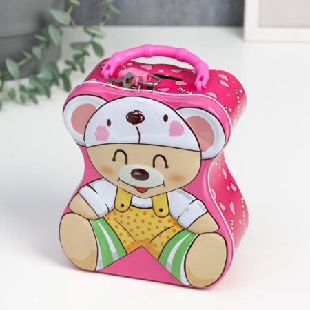Piggy bank Metal "elegant mouse" mix 14.5x7.2x17.1 cm