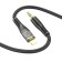 Hoco UPA25, Jack 3.5 mm (M) cable - Lightning, transparent, black