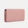Women's wallet on magnets, pink color