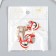 Decor for creativity metal, enamel "Penguin in the cap and scarf" Gold 2.4x2.8 cm