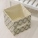 Stellying box for storing the Gats, 25 × 25 × 25 cm, beige color