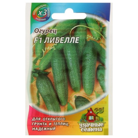 Libella cucumber seeds F1, mid -season, bee -legged, 0.3 g series of hit x3-2