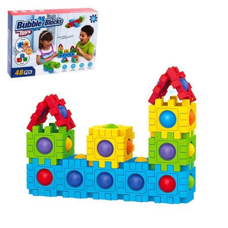 Designer Pazle "Pop IT", 2 in 1, 48 details