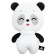 Developing toy "Panda", with cherry bones, 24 cm