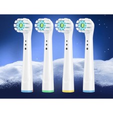 Nozzles for an electric toothbrush, for careful cleaning, 4 pcs., In a set