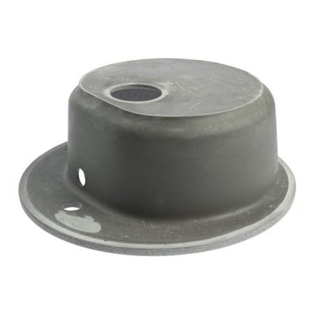 Curler for a kitchen made of stone Zein 3/Q8, ​​D = 510 mm, round, overflow, dark gray color-5