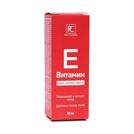 Cream-antioxidant for face with vitamin E, 50 ml-1