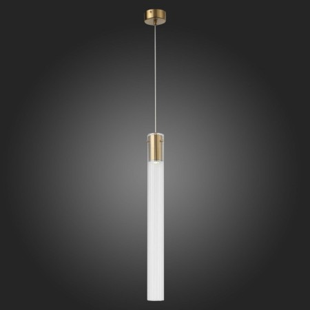 STL LUCE Sus. SL1229.313.01. Terni. 1x5 W, GU10, 4000K, 6x6x60 cm, brass color-2