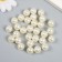 A set of plastic beads "Astra", 12 mm, 25 g, beige