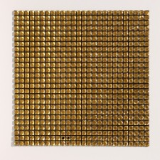 Self -adhesive panel 30*30cm mosaic cage golden