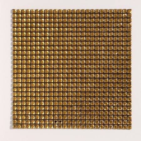 Self -adhesive panel 30*30cm mosaic cage golden