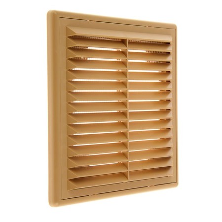 Ventilation ERA 1515 r, 150x150 mm, with a grid, detachable, beige-1