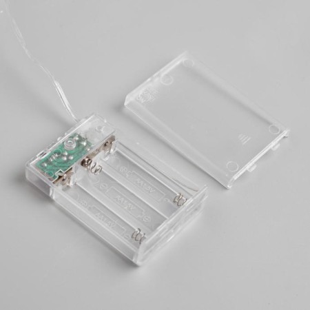 Garland “thread” 5 m dew, ip20, copper thread, 50 led, warm white glow, flicker, aakh3-4